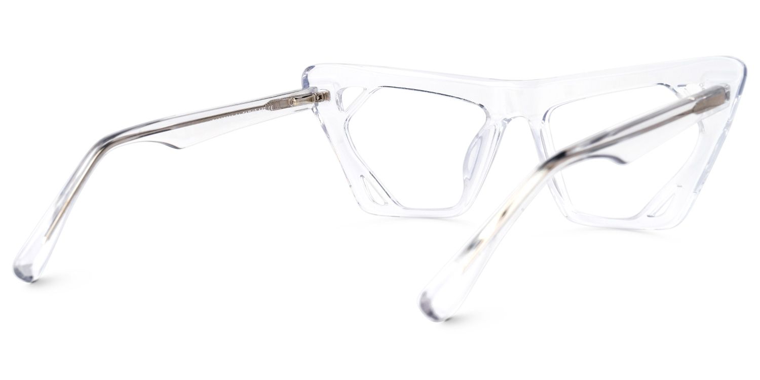 Cadogan - Cat Eye Crystal Eyeglasses product detail 3