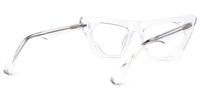 Cadogan - Cat Eye Crystal Eyeglasses | Vooglam Side View