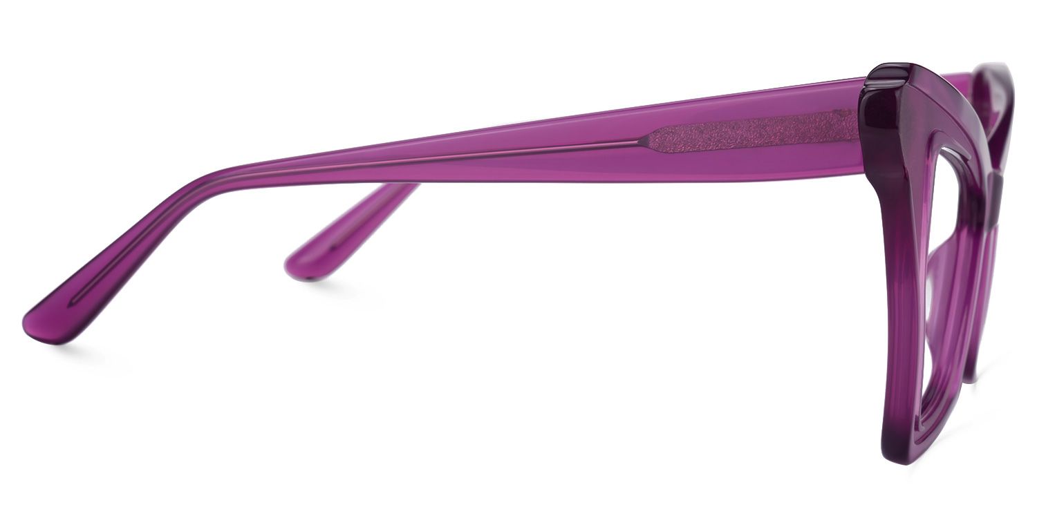 Elphaba - Butterfly Purple Eyeglasses | Vooglam 4