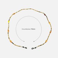 Beaded Handmade Tortoise Boho Glasses Chain | Vooglam Side View