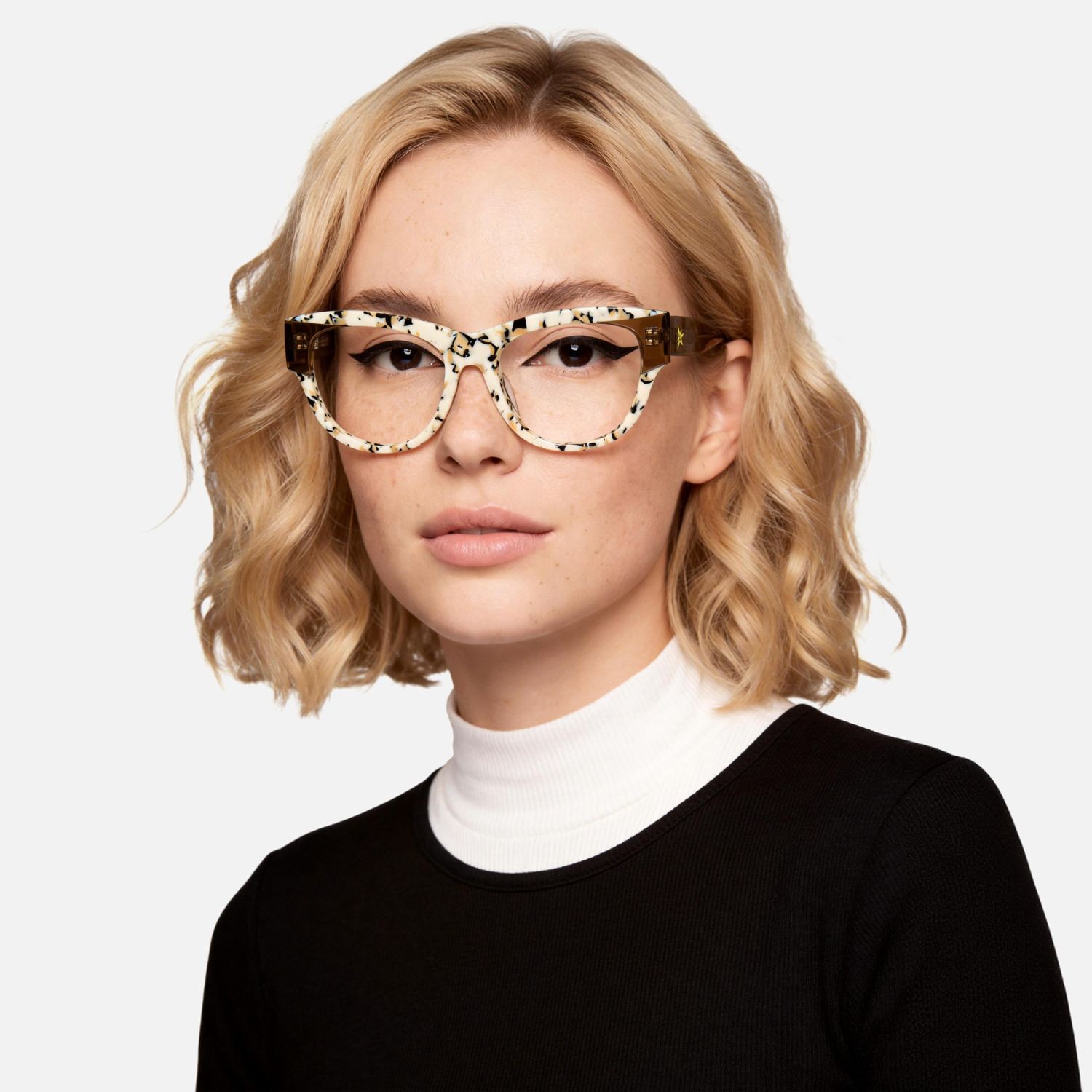Explore the design story of Fusion - Cat Eye White Eyeglasses | Vooglam