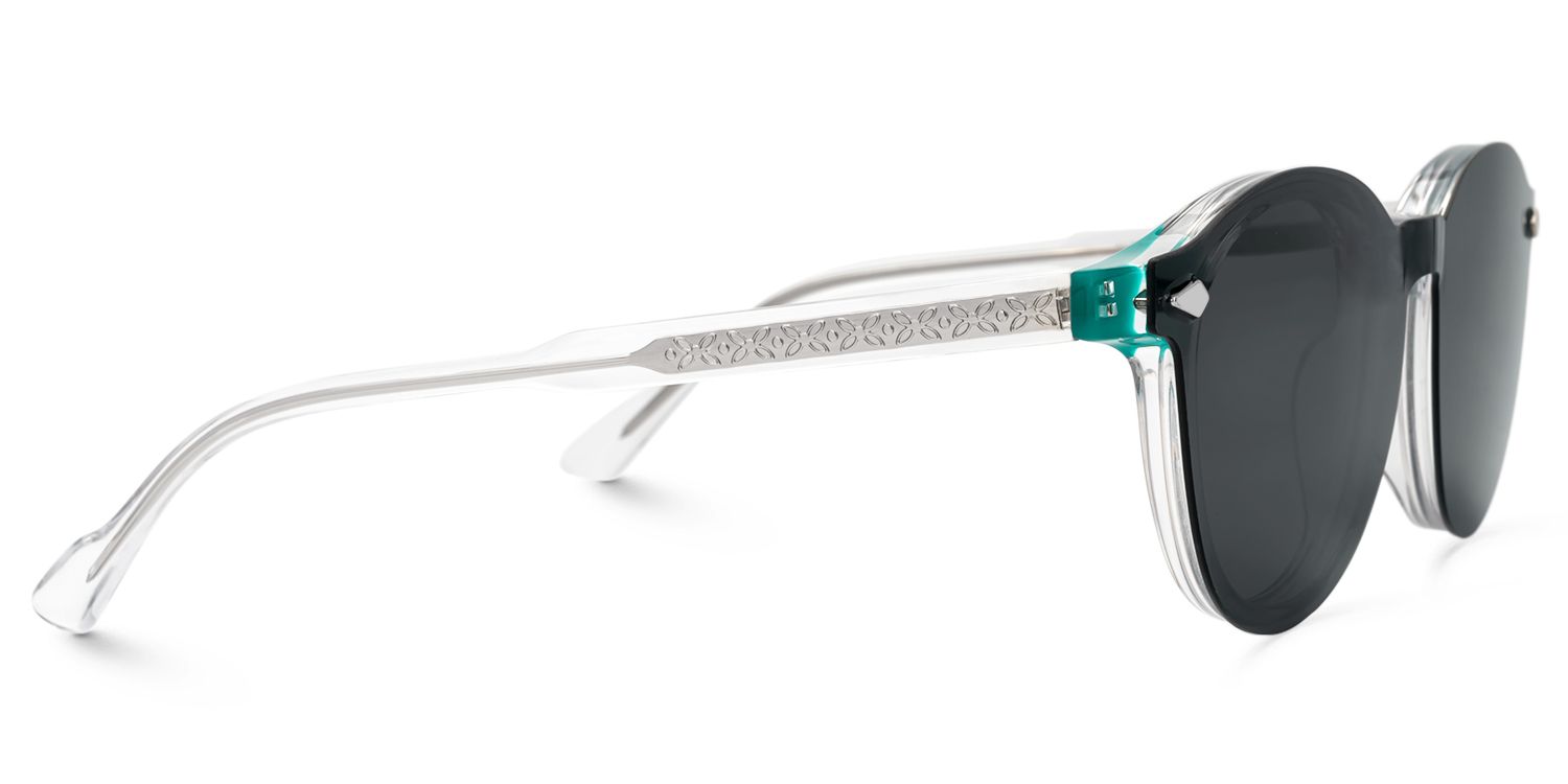 Ferguson - Round Crystal Sunglasses | Vooglam 5