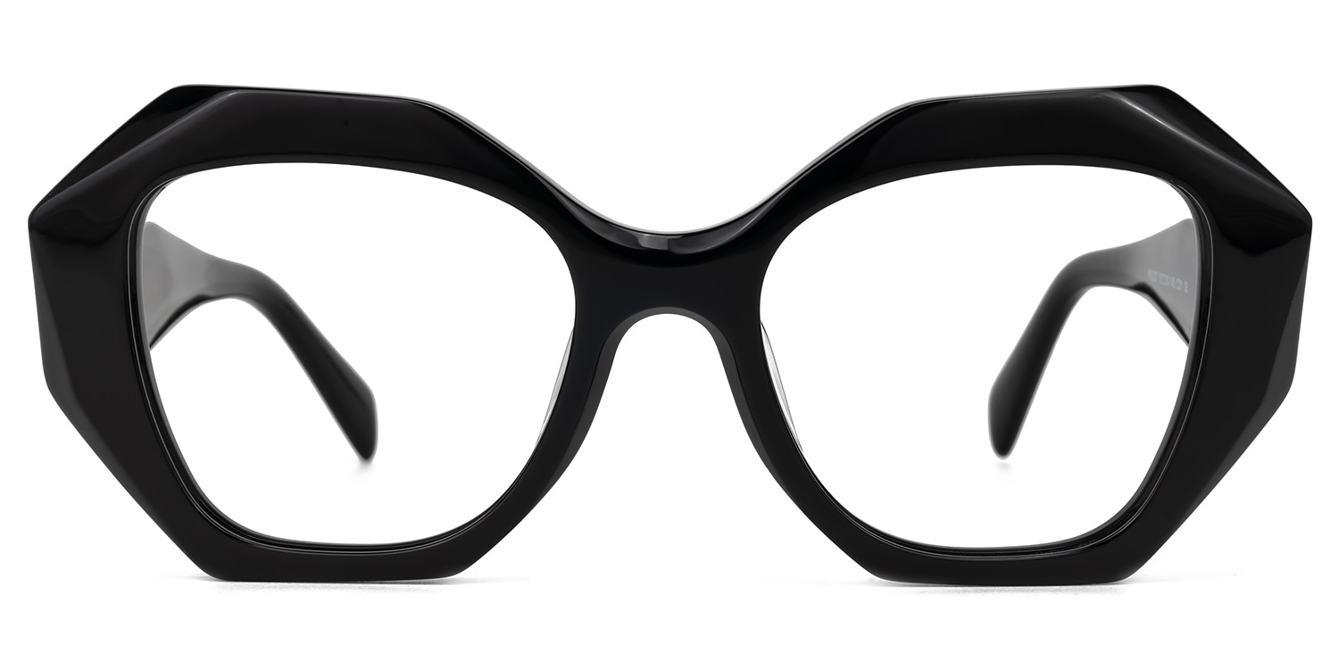 

Edalene - Geometric Black Eyeglasses