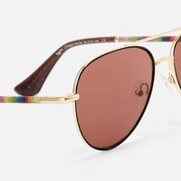 Joni - Aviator Two-tone Sunglasses | Vooglam Design Details