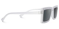 Pandeia - Rectangle Silver Sunglasses | Vooglam 