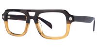 Eltanin - Aviator Brown Eyeglasses | Vooglam Front View