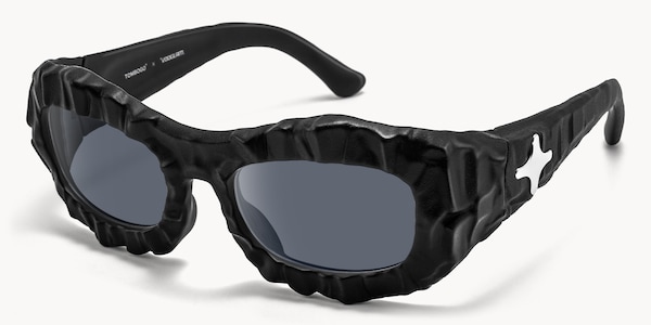The Geologist - Geometric Black Sunglasses