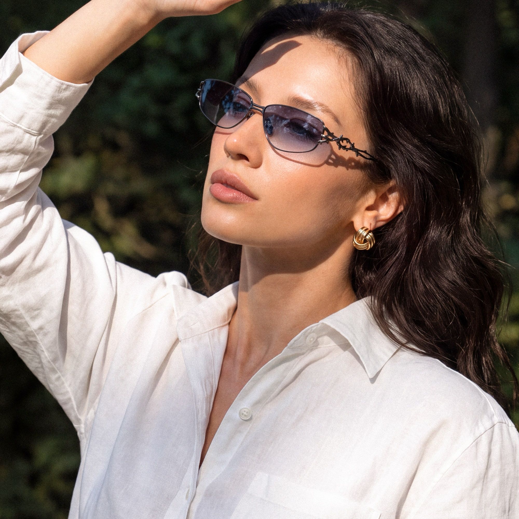 Brand Story: Behind the design of Spine - Gunmetal Thorn Geometric Sunglasses by Vooglam