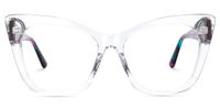 Haiku - Cat Eye Crystal Eyeglasses | Vooglam Angle View