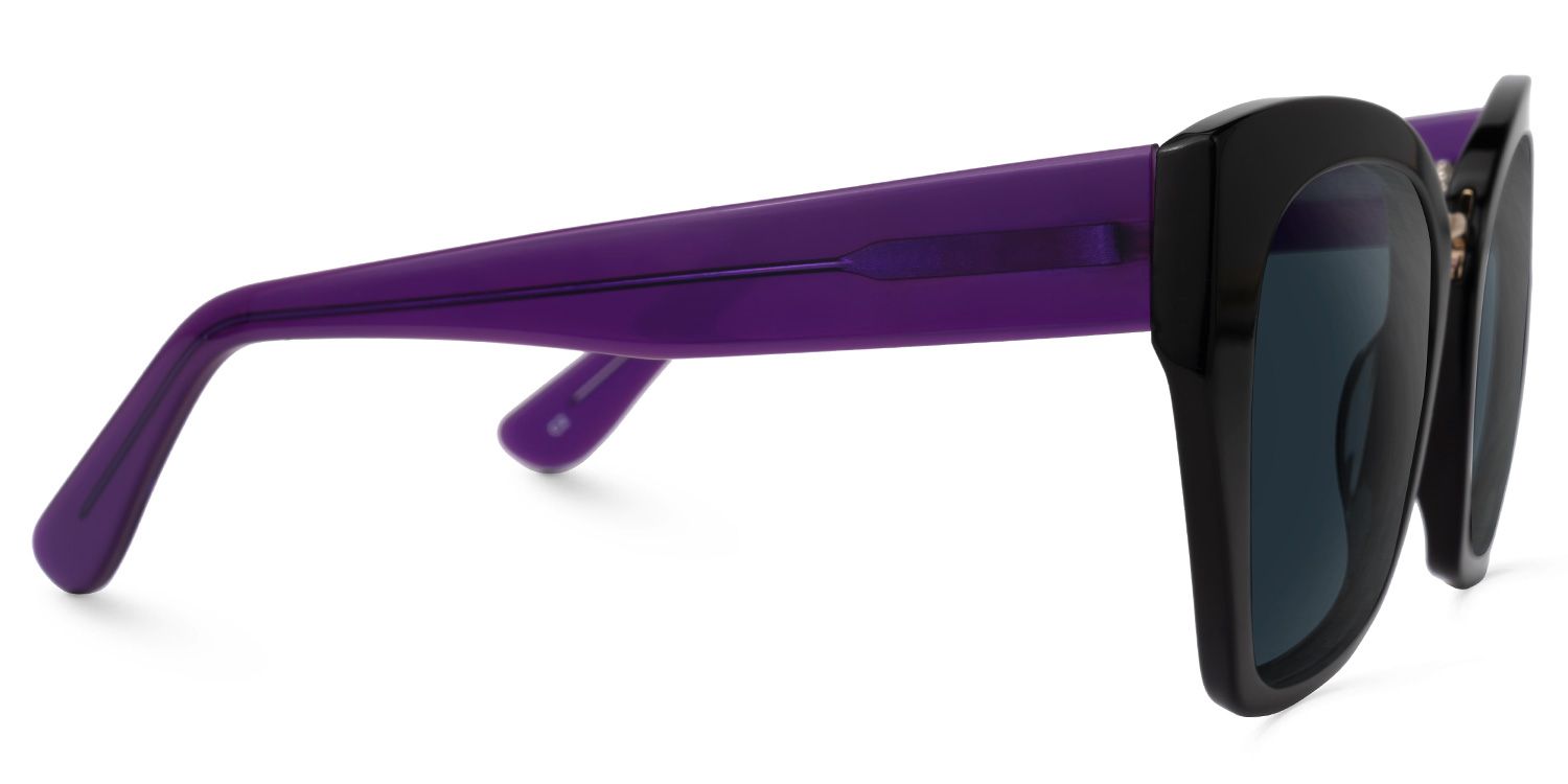 Dandelion - Cat Eye Black Sunglasses | Vooglam 4