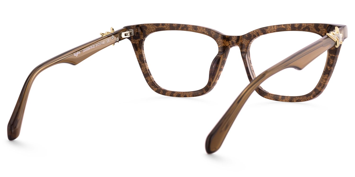 Jaiana - Cat Eye Animal Eyeglasses | Vooglam Side View