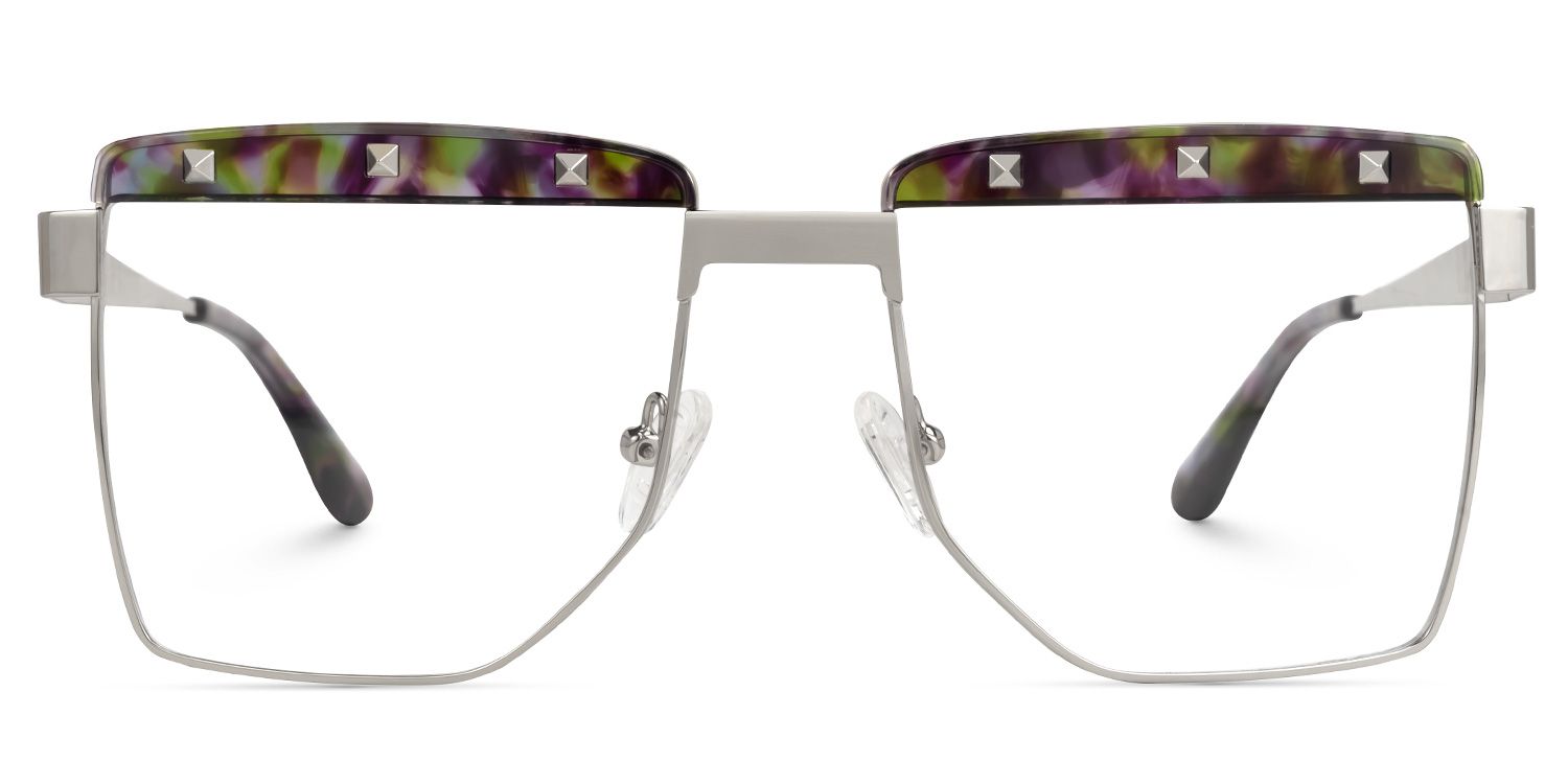 Electra - Aviator Floral Eyeglasses | Vooglam Angle View