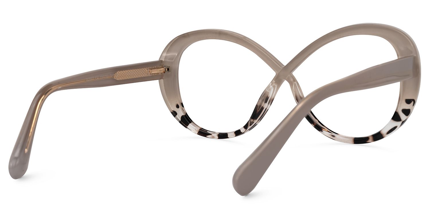 Serena - Oval Brown/Tortoise Eyeglasses product detail 3