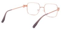 Kaiholo - Square Gold Eyeglasses | Vooglam Side View