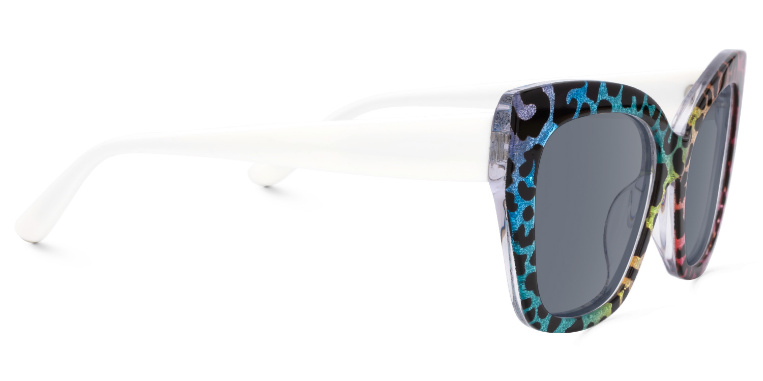 Haidera - Cat Eye Multicolor Sunglasses - 4