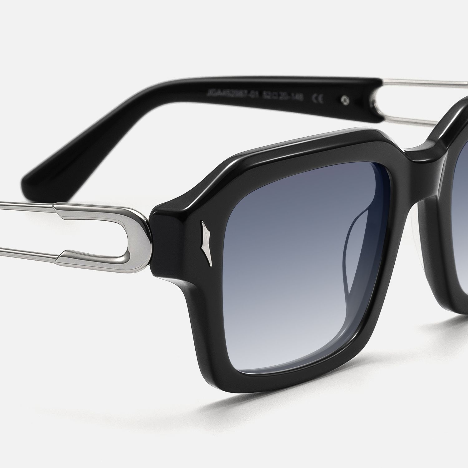 Blindspot - Square Black Sunglasses product detail 4