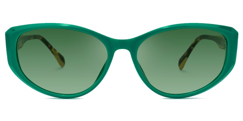 Macsen - Cat Eye Green Prescription Sunglasses