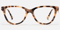 Purrfect - Cat Eye Brown/Tortoise Eyeglasses | Vooglam Angle View