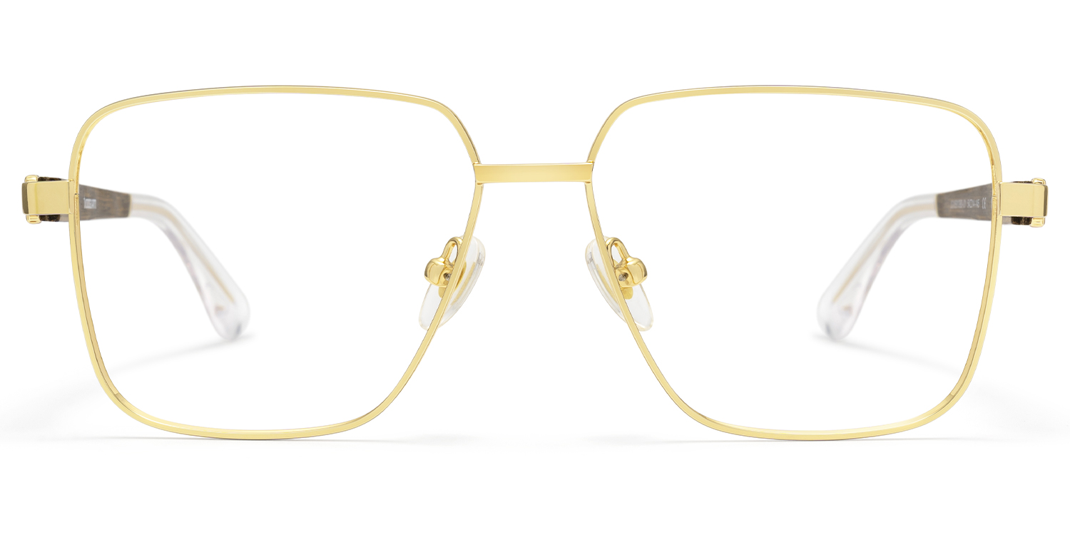 

Griot - Square Gold Eyeglasses