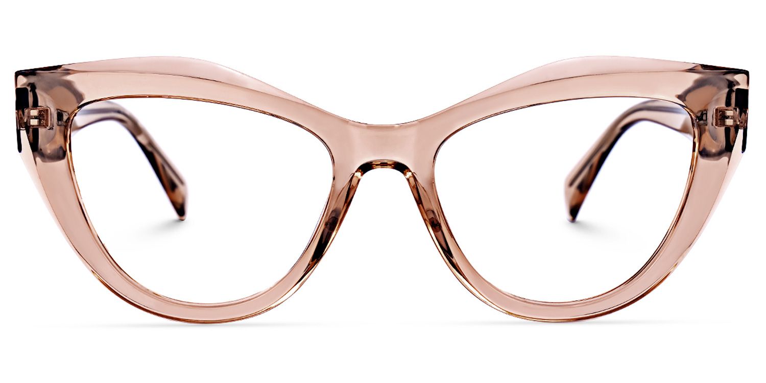 Fantine - Cat Eye Champagne Eyeglasses product detail 2