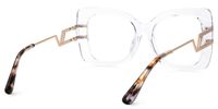 Iakopa - Square Crystal Eyeglasses | Vooglam Side View