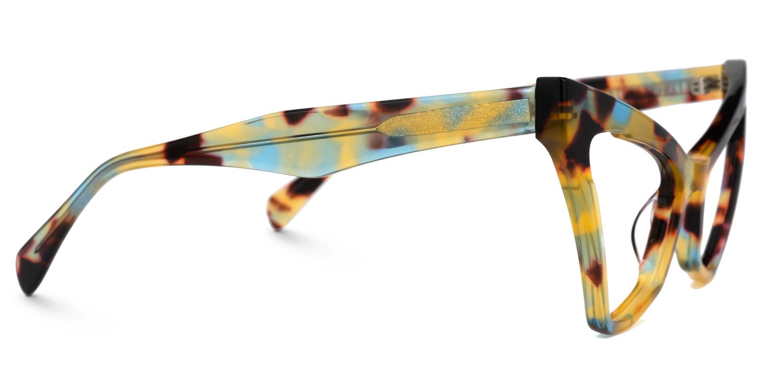 Caitlyn - Cat Eye Tortoise Eyeglasses | Vooglam 4