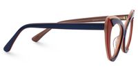 Darcie - Cat Eye Blue/Red Eyeglasses | Vooglam 