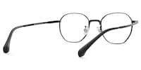 Grain - Geometric Black Eyeglasses - 3