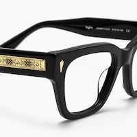 Asante - Square Black Eyeglasses - 6