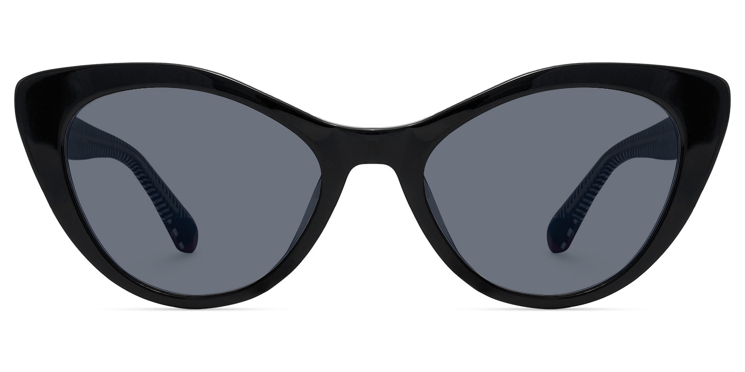 

Naira - Cat Eye Black Prescription Sunglasses