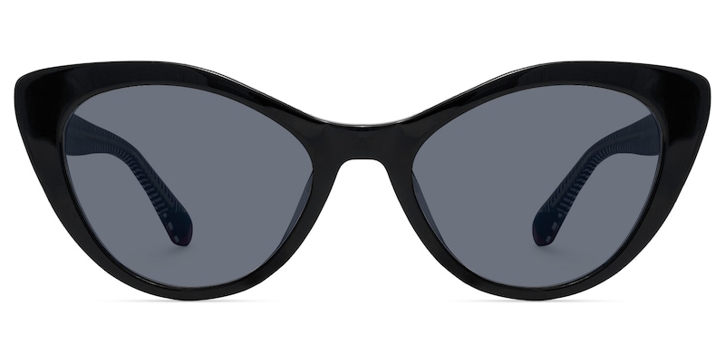 Naira - Cat Eye Black Prescription Sunglasses