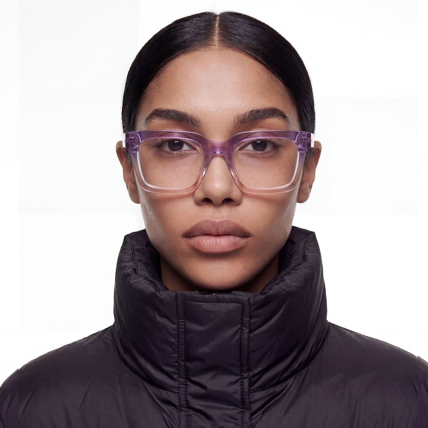 Explore the design story of Loop - Square Two-tone Eyeglasses | Vooglam