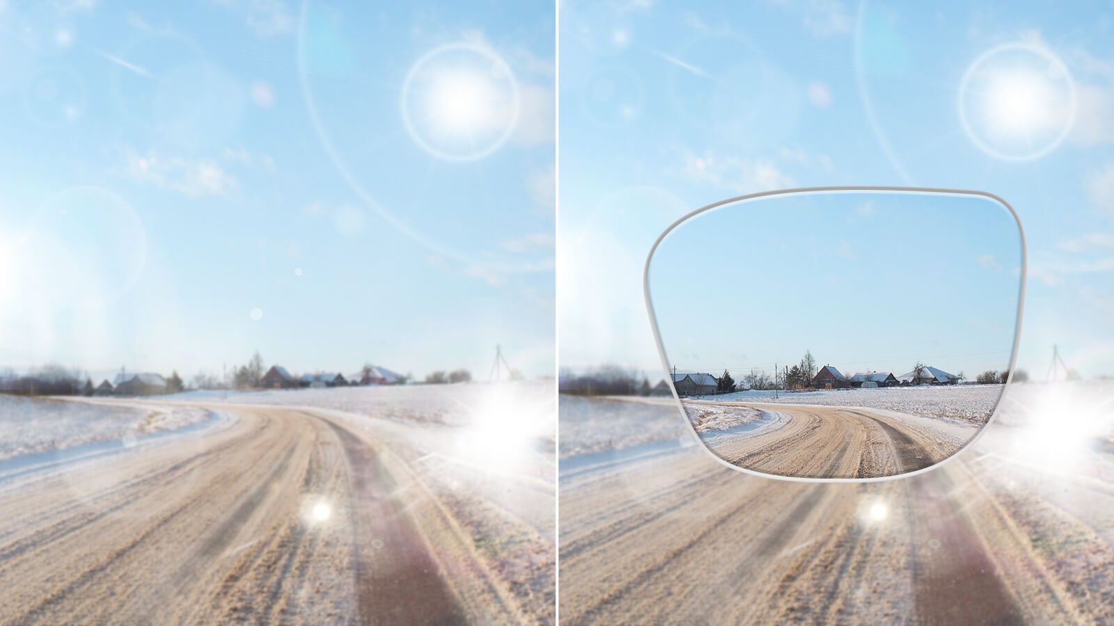 polarized lenses breaking the glare