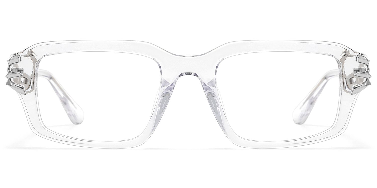 Vorpal - Rectangle Silver Eyeglasses | Vooglam Product Details 1