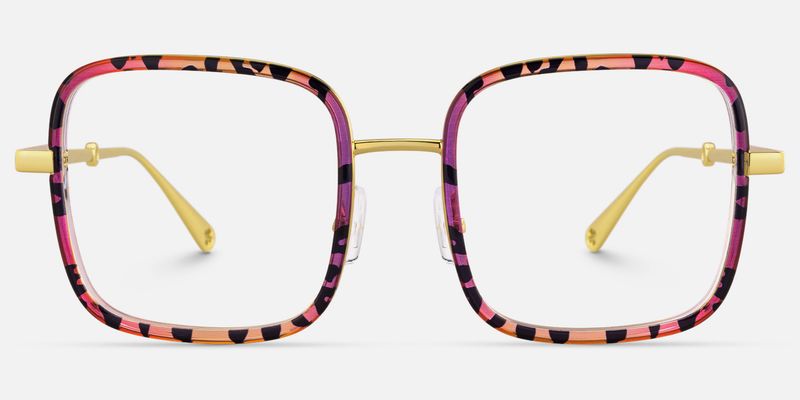 Jace - Square Floral Eyeglasses