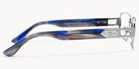 Cypher - Rectangle Silver Eyeglasses - 5