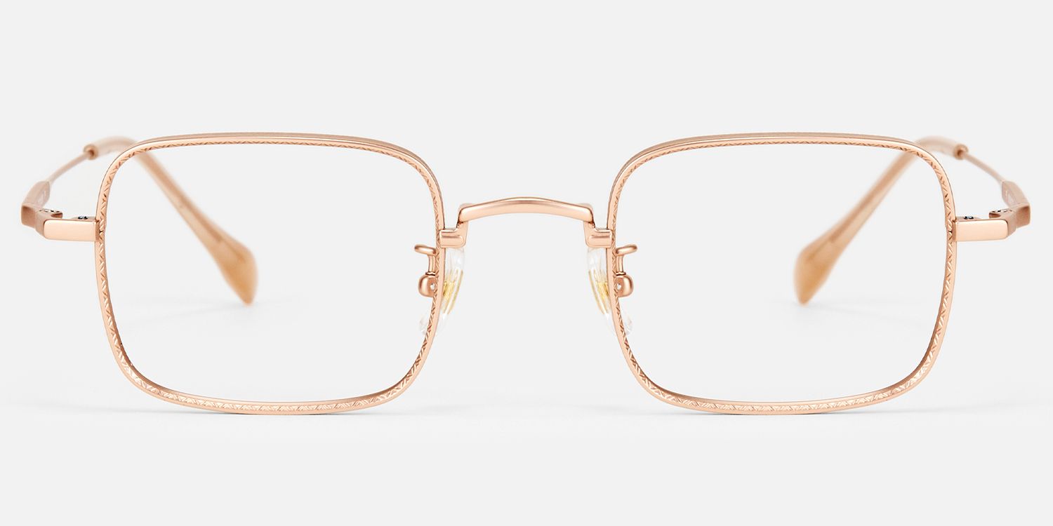 Arc - Square Gold Eyeglasses product detail 2