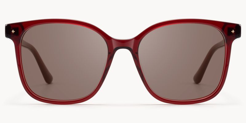 Spacek - Square Red Sunglasses