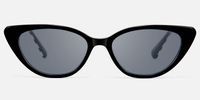 Harena - Cat Eye Black Sunglasses | Vooglam Angle View