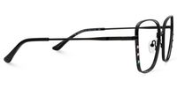 Hallam - Square Black Eyeglasses | Vooglam