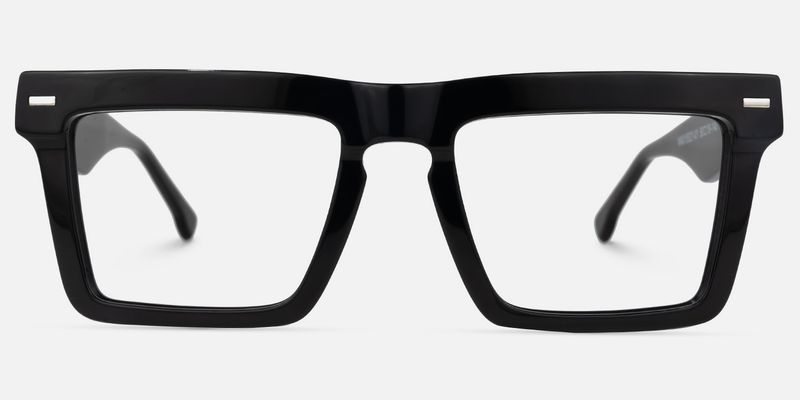 Kenty - Thick Frames Eclectic Black Glasses