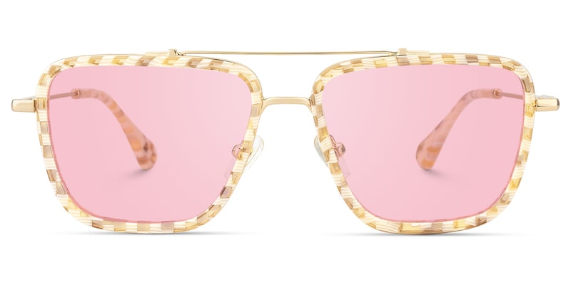 Isla - Aviator Pattern Sunglasses