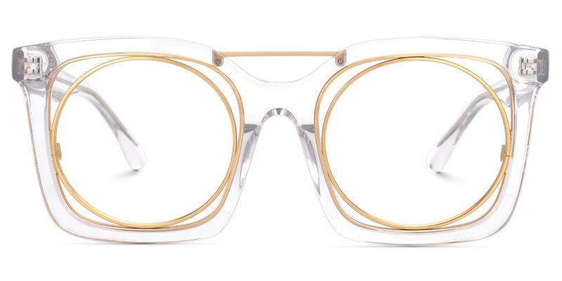 Gafnit - Aviator Crystal Eyeglasses