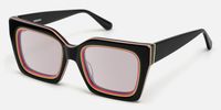 Trance - Square Black Sunglasses