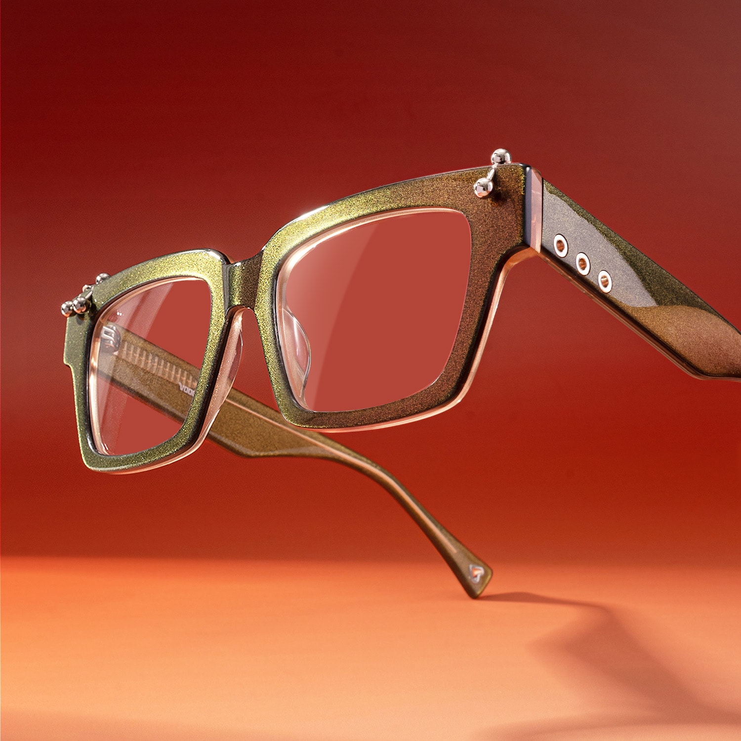 PIERCE - Square Multicolor Eyeglasses - 1