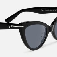 Veromca - Black Cat Eye Sunglasses | Vooglam Design Details