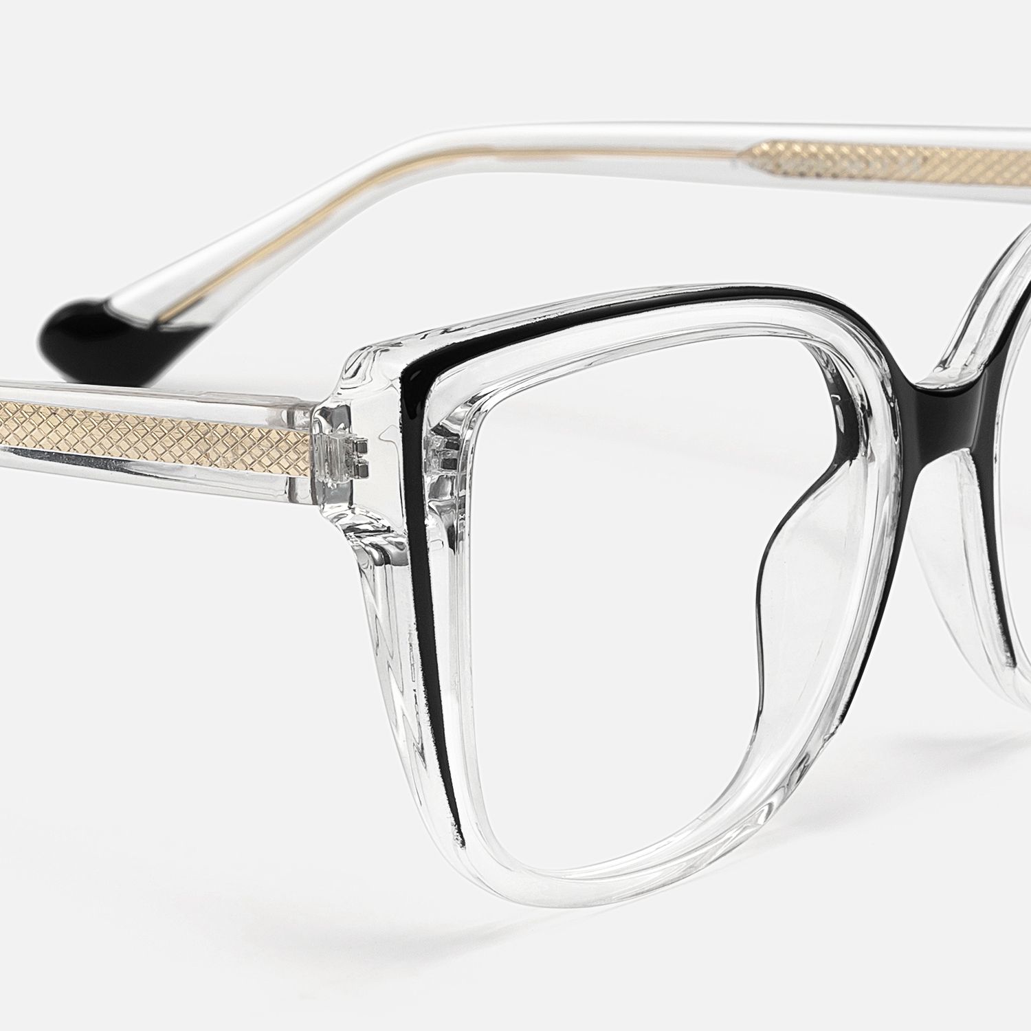 Darena - Cat Eye Black/Crystal Eyeglasses product detail 4