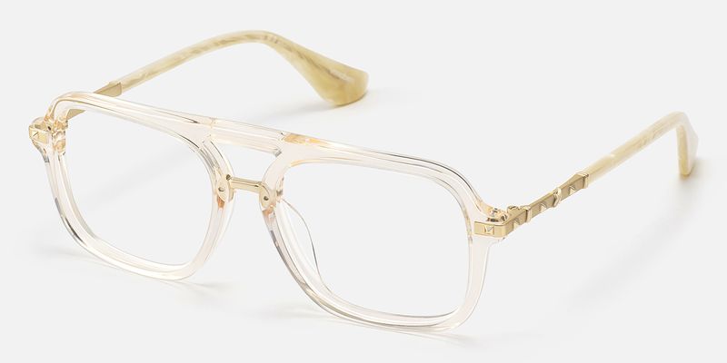 Marfa - Aviator Yellow Eyeglasses