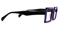Fawzia - Rectangle Purple Eyeglasses | Vooglam