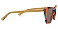 Sanchez - Rectangle Multicolor Sunglasses - 5